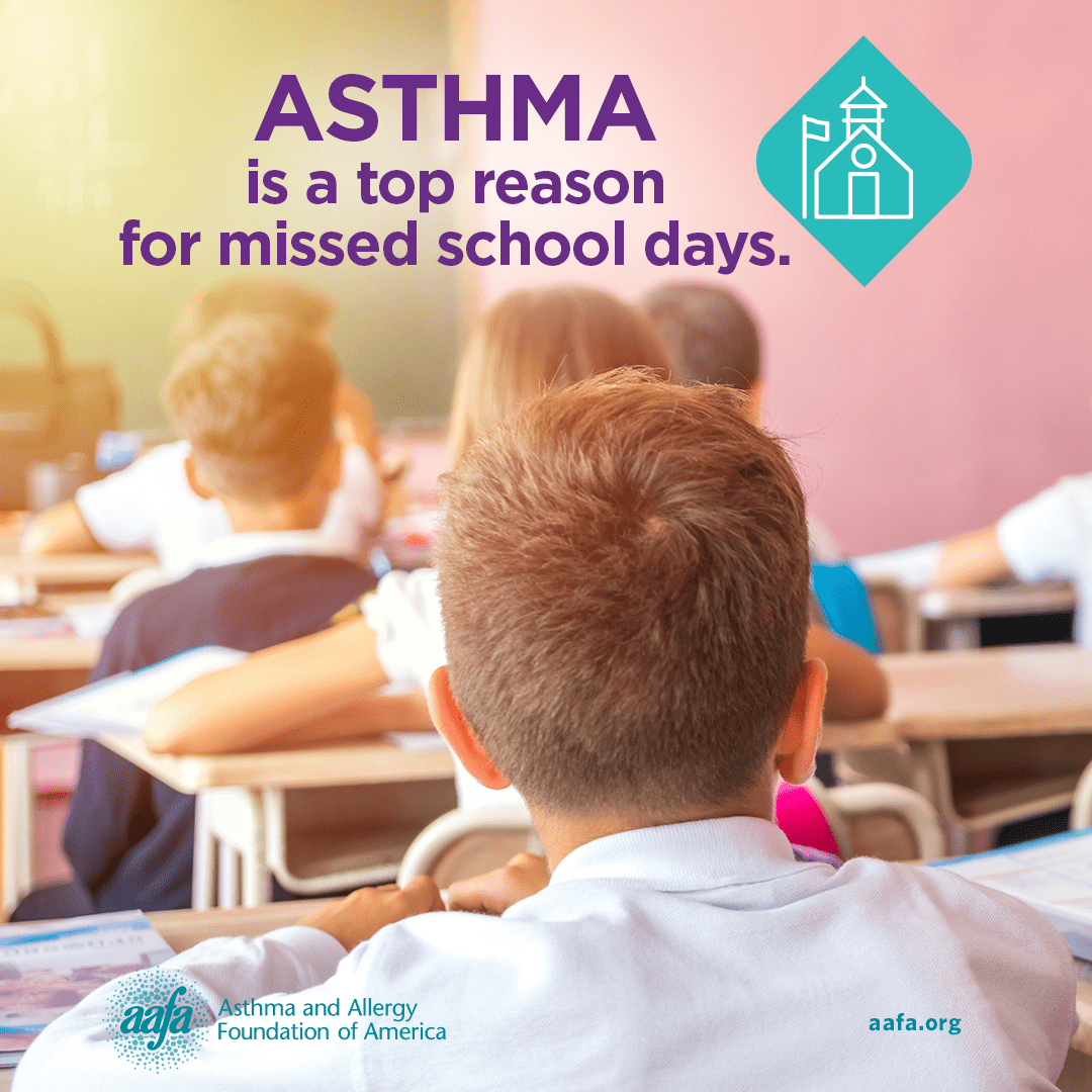 Asthma is top reason for missed school days