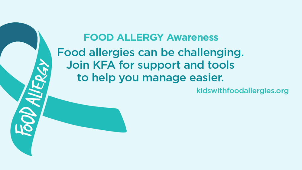 Food Allergy Awareness Join KFA for Support Facebook Cover