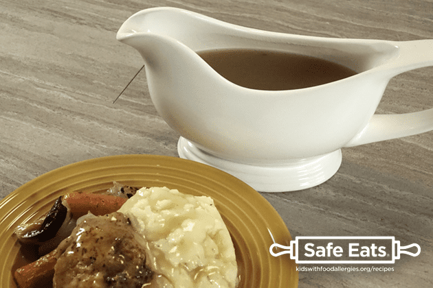 gravy and mashed potatoes