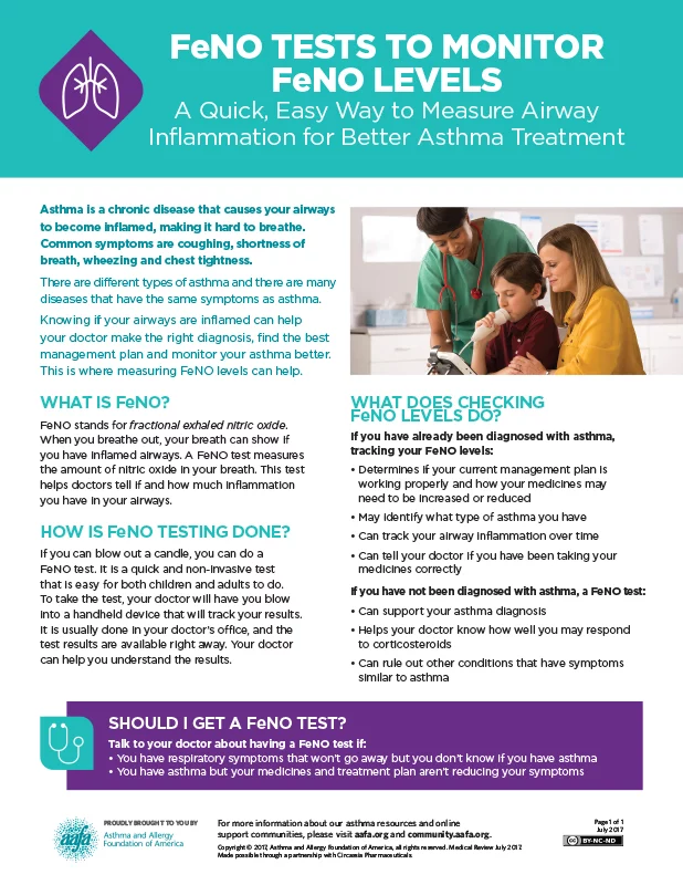 Using a FeNO Test to Diagnose Asthma | AAFA.org