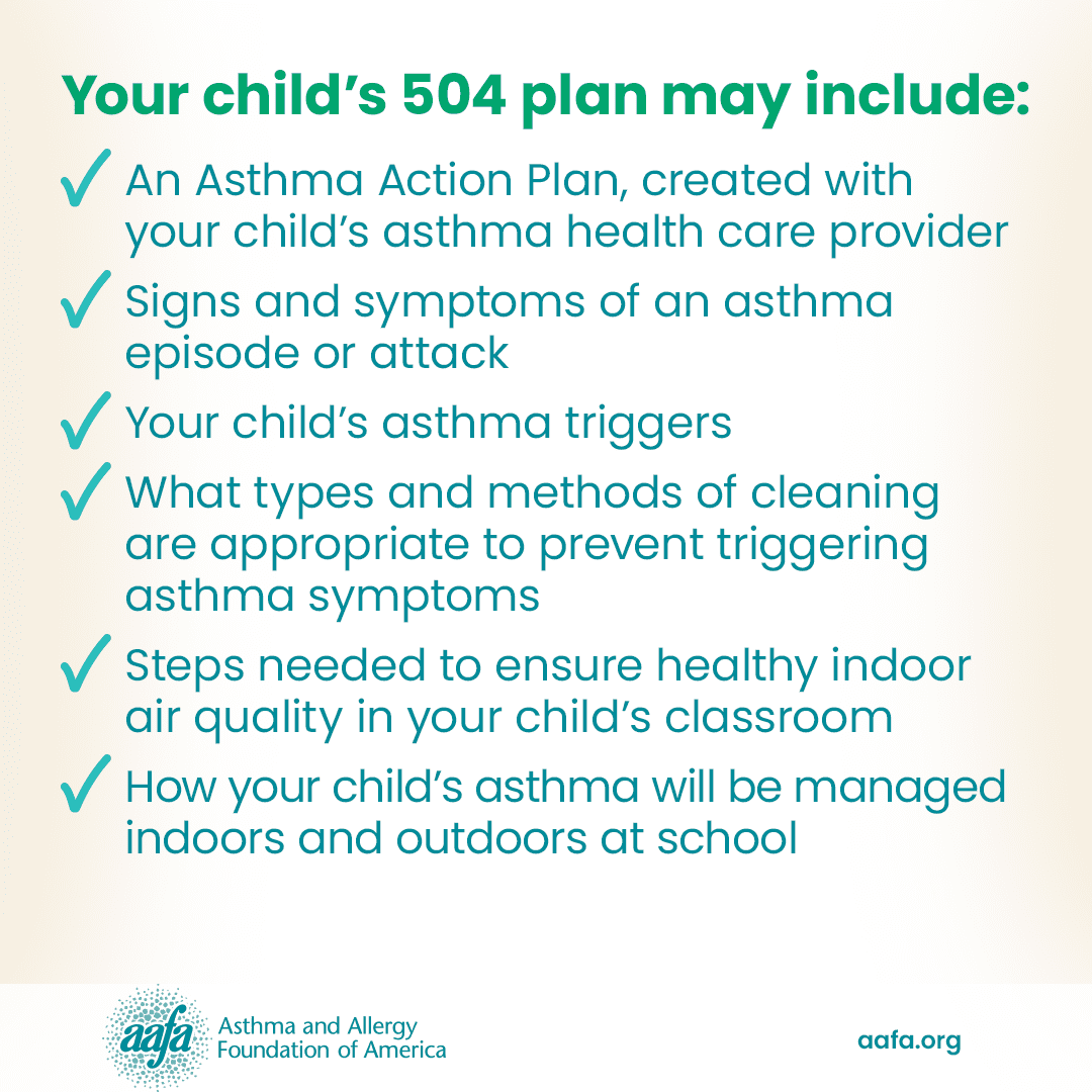 Asthma 504 Form 2022 2023 Printable Forms Free Online