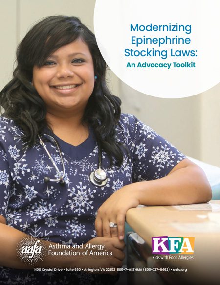 epinephrine stocking law advocacy toolkit cover