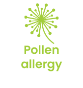 Allergy Fact graphic with the copy allergies are the 6th leading cause of chronic illness in the U.S.