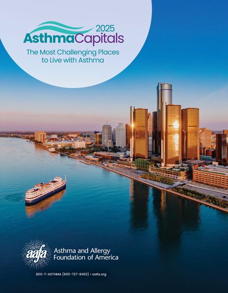 2025 Asthma Capitals report cover