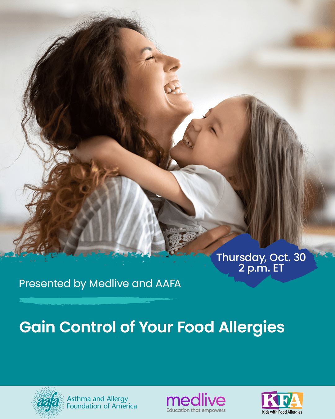 gain control of your food allergies-medlive-AAFA-KFA-SM