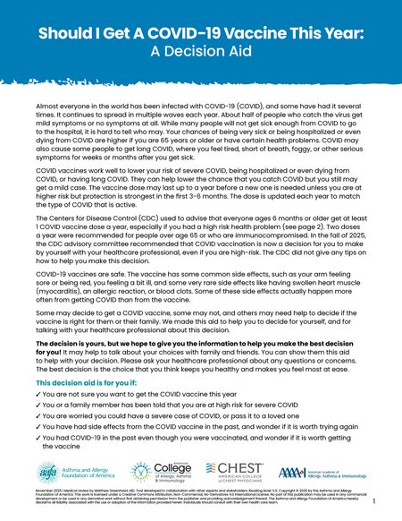 covid19-decision-aid-web-lg The first page of the Should I get a COVID-19 vaccine this year: A decision aid