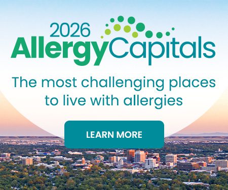 2026 Allergy Capitals - The most challenging places to live with allergies - learn more