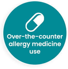 over-the-counter allergy medicine use