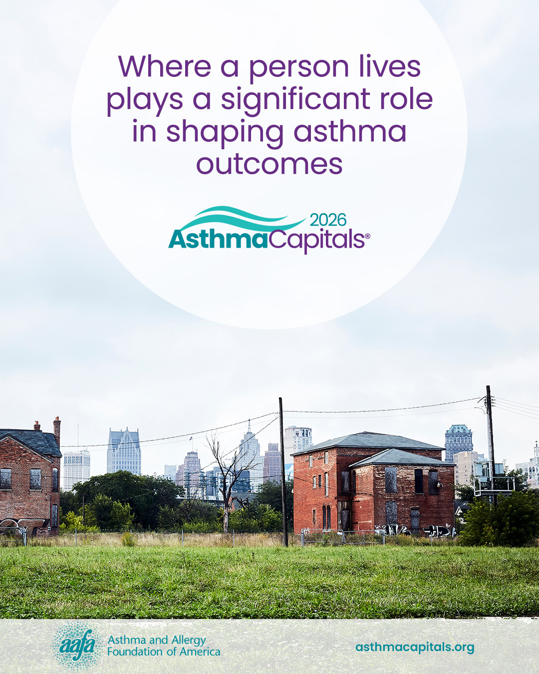Where a person lives plays a significant role in shaping asthma outcomes